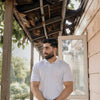 Drop Needle Polo Shirt - Pearl White