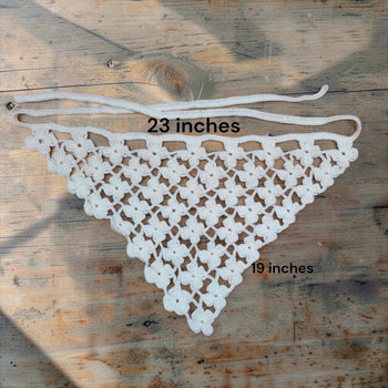 Crochet Waist Bandana – Handmade Boho Waist Wrap Belt Gulyarn