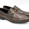 Brown Cow Leather Formal Loafer Style