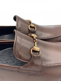 SKU:4001-Brown Cow Leather Formal Loafer Style - DeVogue