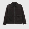 Fur Collar Suede Jacket