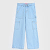 Wide-Leg Girls Jeans
