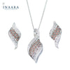 Curly Leaf Pendant Set