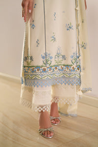 Ivory Suzani - Unstitched Luxury Lawn Suit – view 3