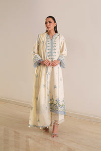 Ivory Suzani - Unstitched Luxury Lawn Suit – view 8