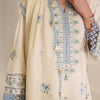 Ivory Suzani - Unstitched Luxury Lawn Suit