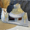 Royal Lattice Teardrop Kundan Necklaces