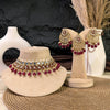 Celestial Chandbali Kundan Necklace
