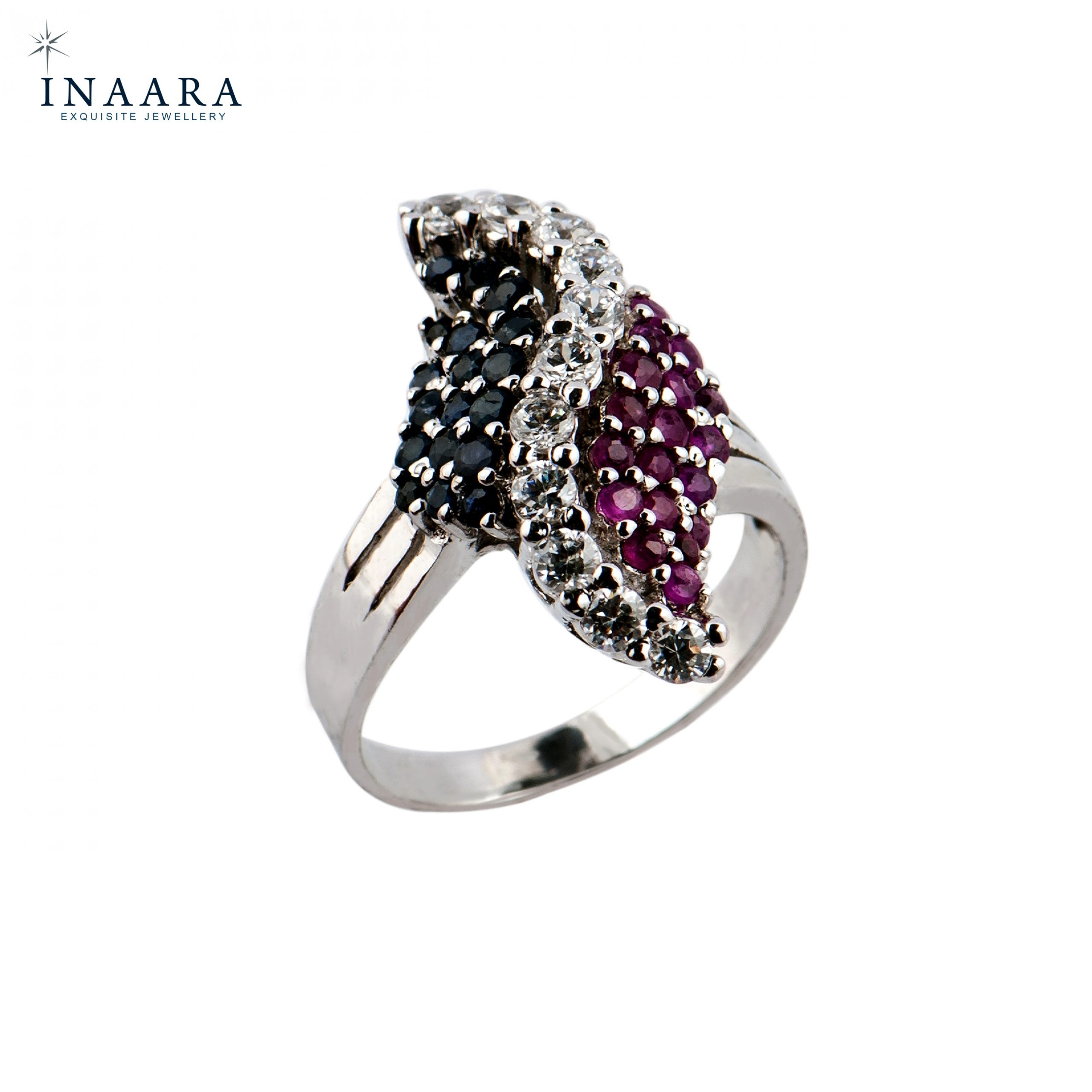 Multi-Colour Leaf Ring 1
