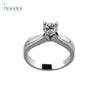 Curved Solitaire Ring