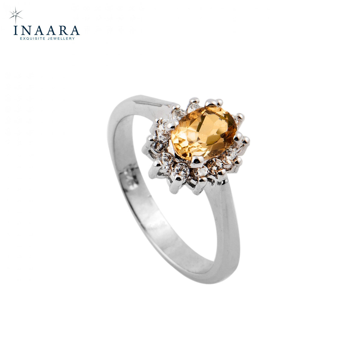 Golden Topaz Ring