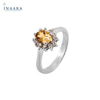 Golden Topaz Ring