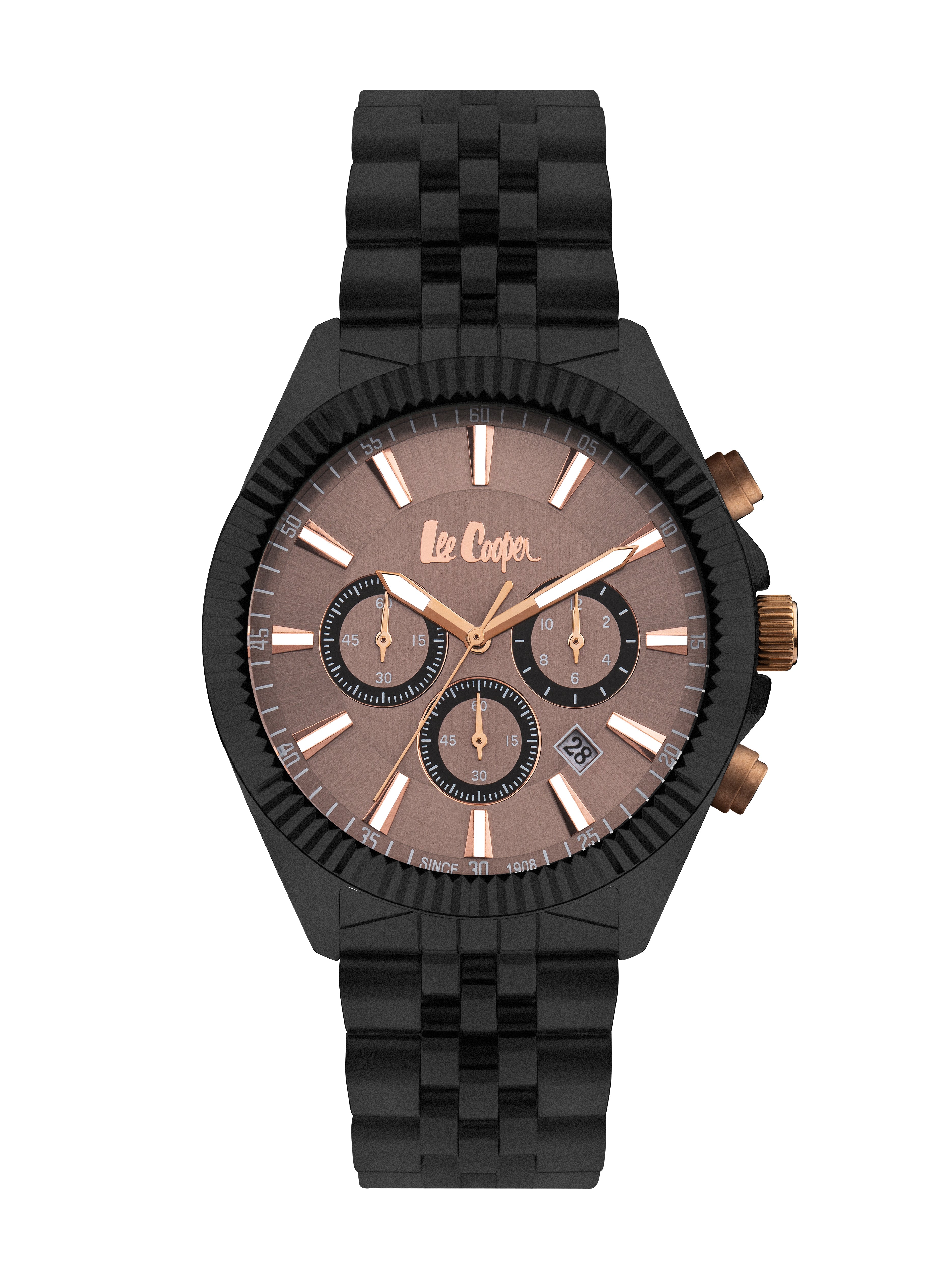 Lee Cooper - LC07838.640 - Gent Super Metal Black Watch - Nizam Watch House