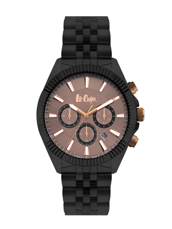 Lee Cooper - LC07838.640 - Gent Super Metal Black Watch - Nizam Watch House