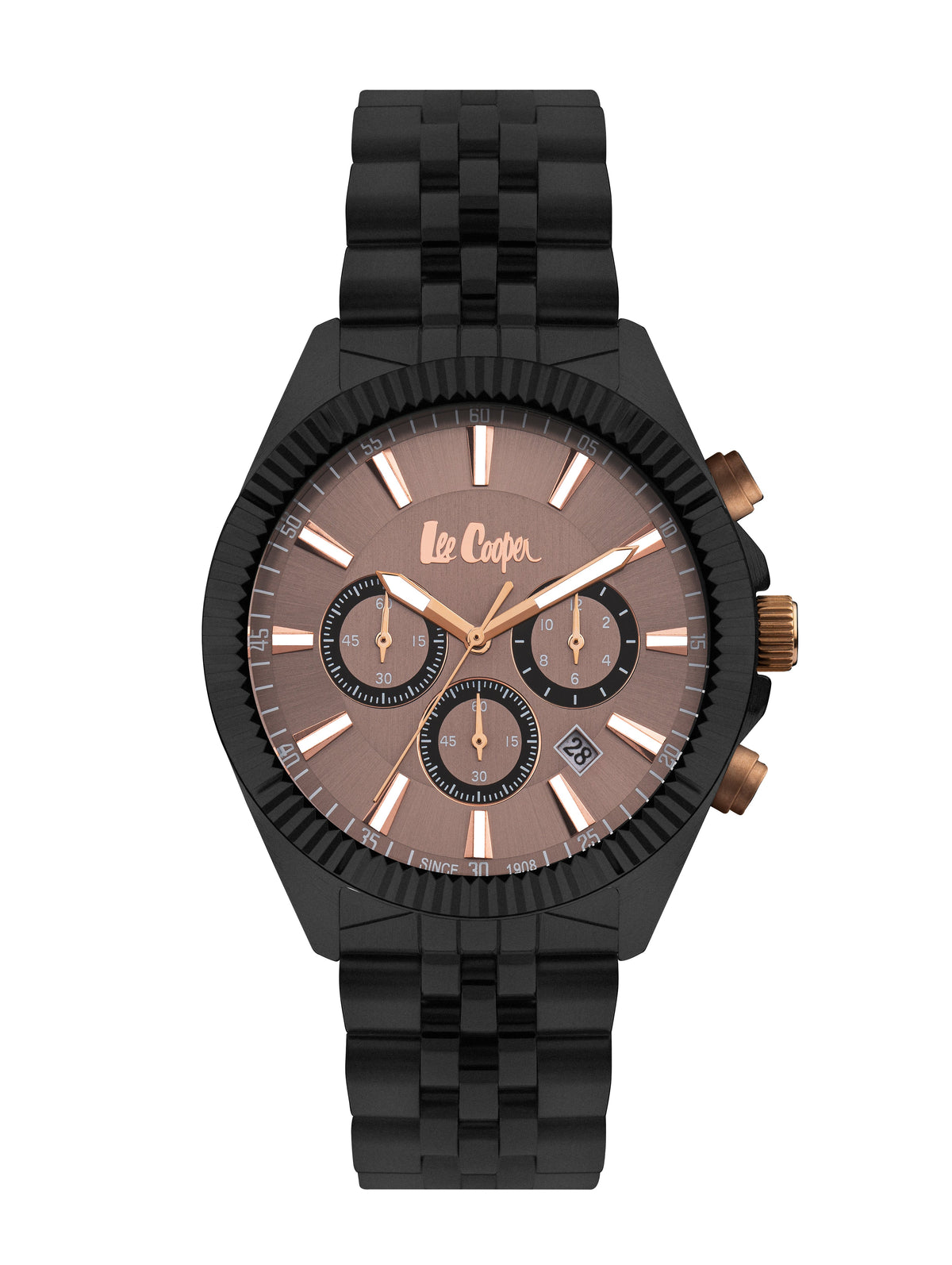 Lee Cooper - LC07838.640 - Gent Super Metal Black Watch - Nizam Watch House