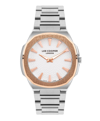 Lee Cooper - LC07861.530 - Gent Super Metal Silver/Rose Gold Watch - Nizam Watch House