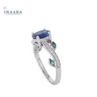 Green Leaves Ring
