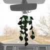 Leafy Hanging Crochet Basket
