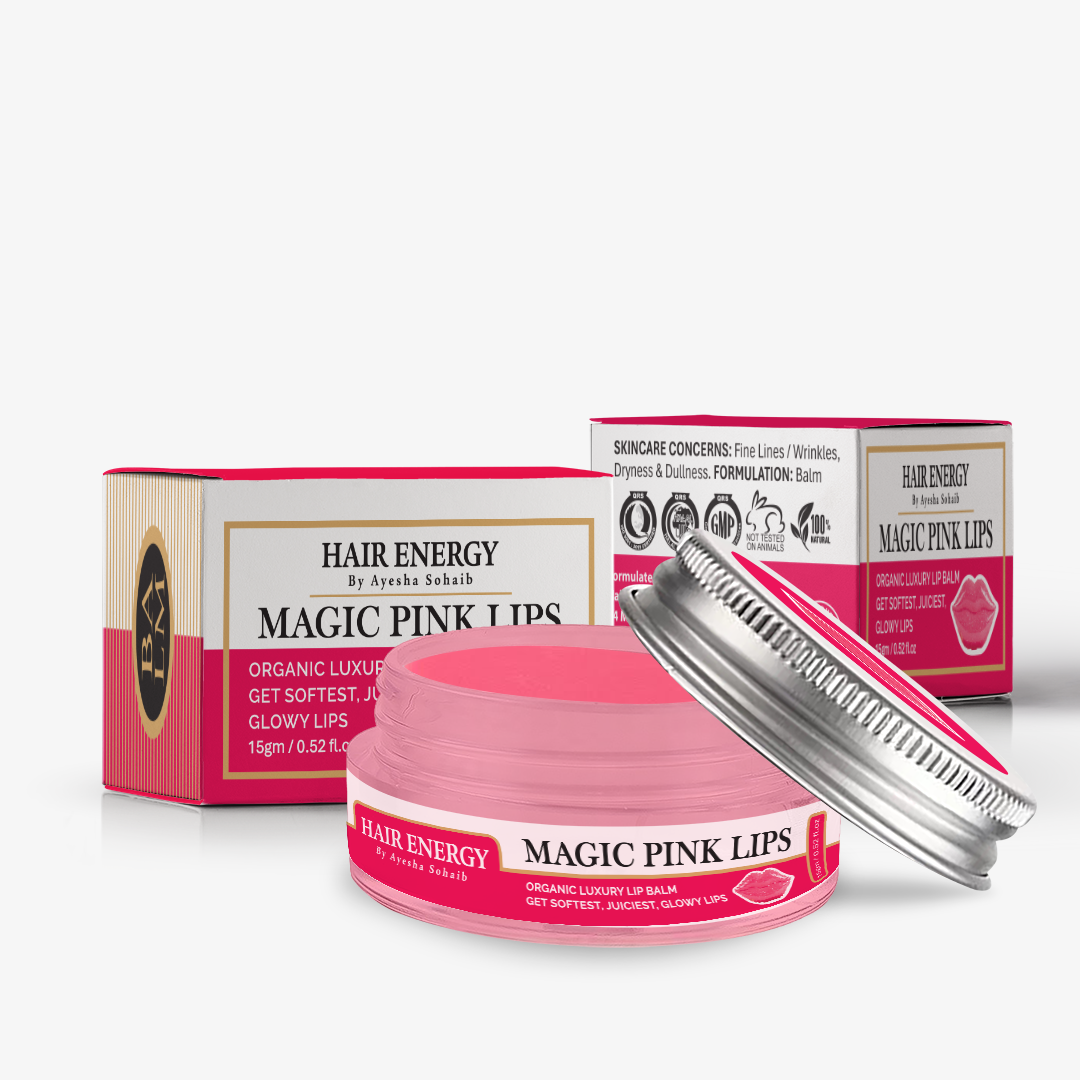 Magic Pink Lips Organic Luxury Lip Balm Tint (Berry)