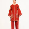 2 Piece - Embroidered Suit