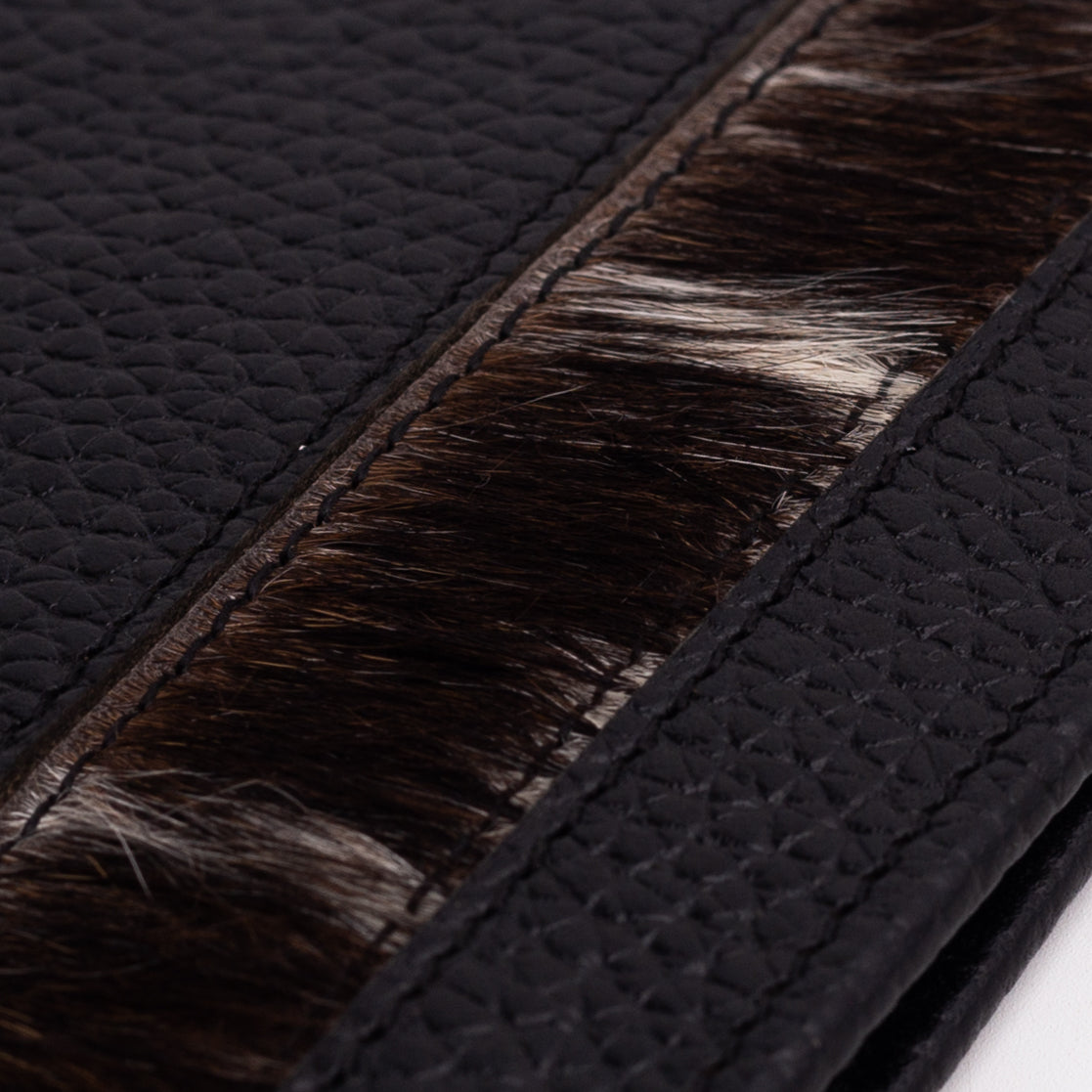 Bifold with Hair Strip On