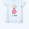 Trendy Pineapple Graphic T-Shirt