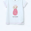 Trendy Pineapple Graphic T-Shirt