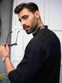 Men Casual Kurta Embroidered - Rabazka