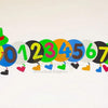 Montessori Classroom Math Counting Caterpillar Wall Foam Sheet [Ft-990]