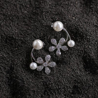 Moonpetal Pearl Earrings