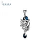 Blue Sapphire Lines Pendant