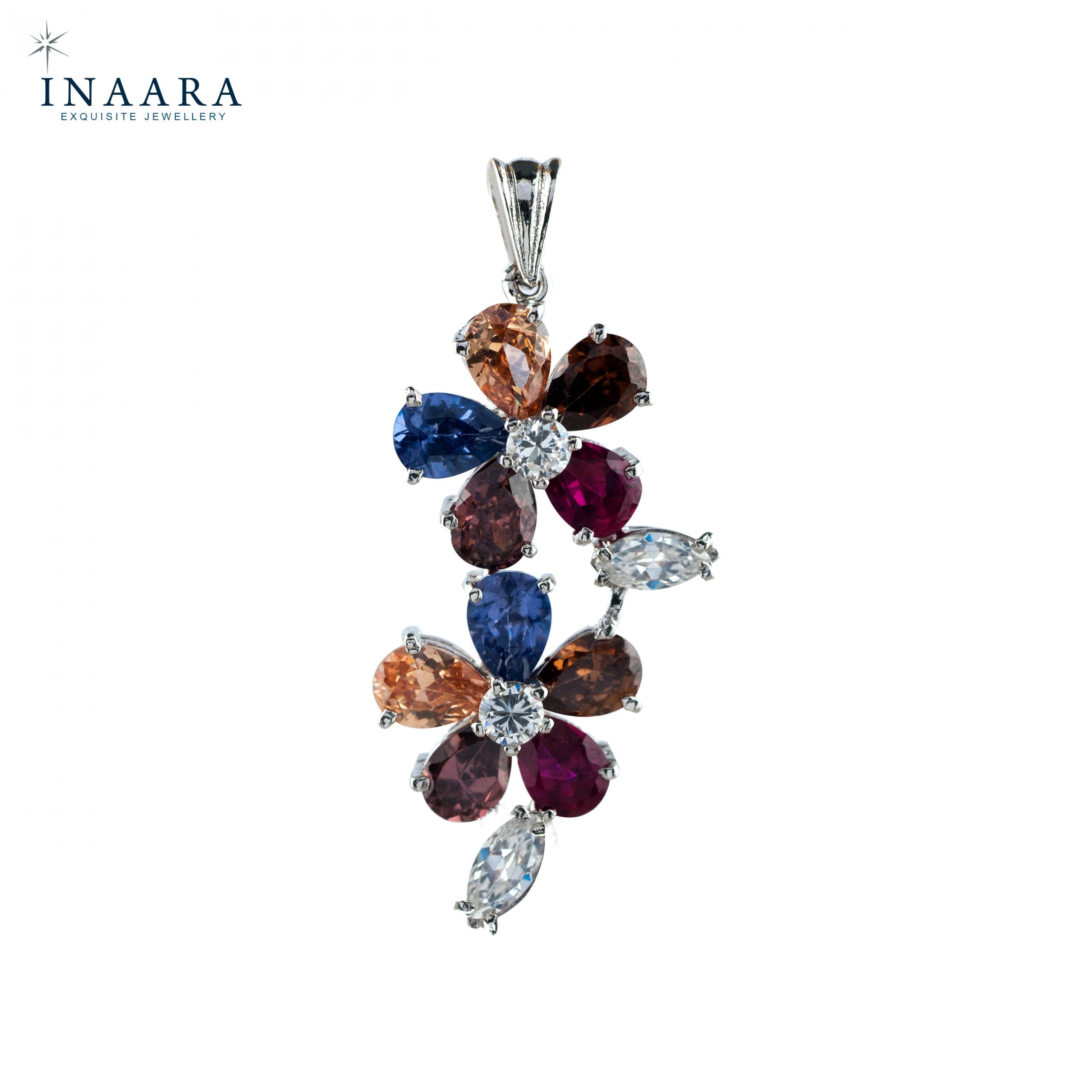 Locket Set (Multicolour Zircon)