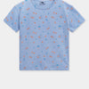 Girls Flower Printed T-Shirt