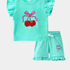 Frill Sleeves Suit