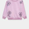Embroidered Girls Sweatshirt