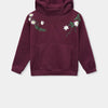 Trendy Embroidered  Hoodie
