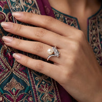 Pear Eye Ring
