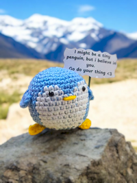 Crochet Positive Penguin Gulyarn