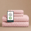 Pink Organic Towels (Set of 4)