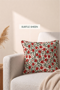 Pomme Noir Sateen Cushion Cover – view 4
