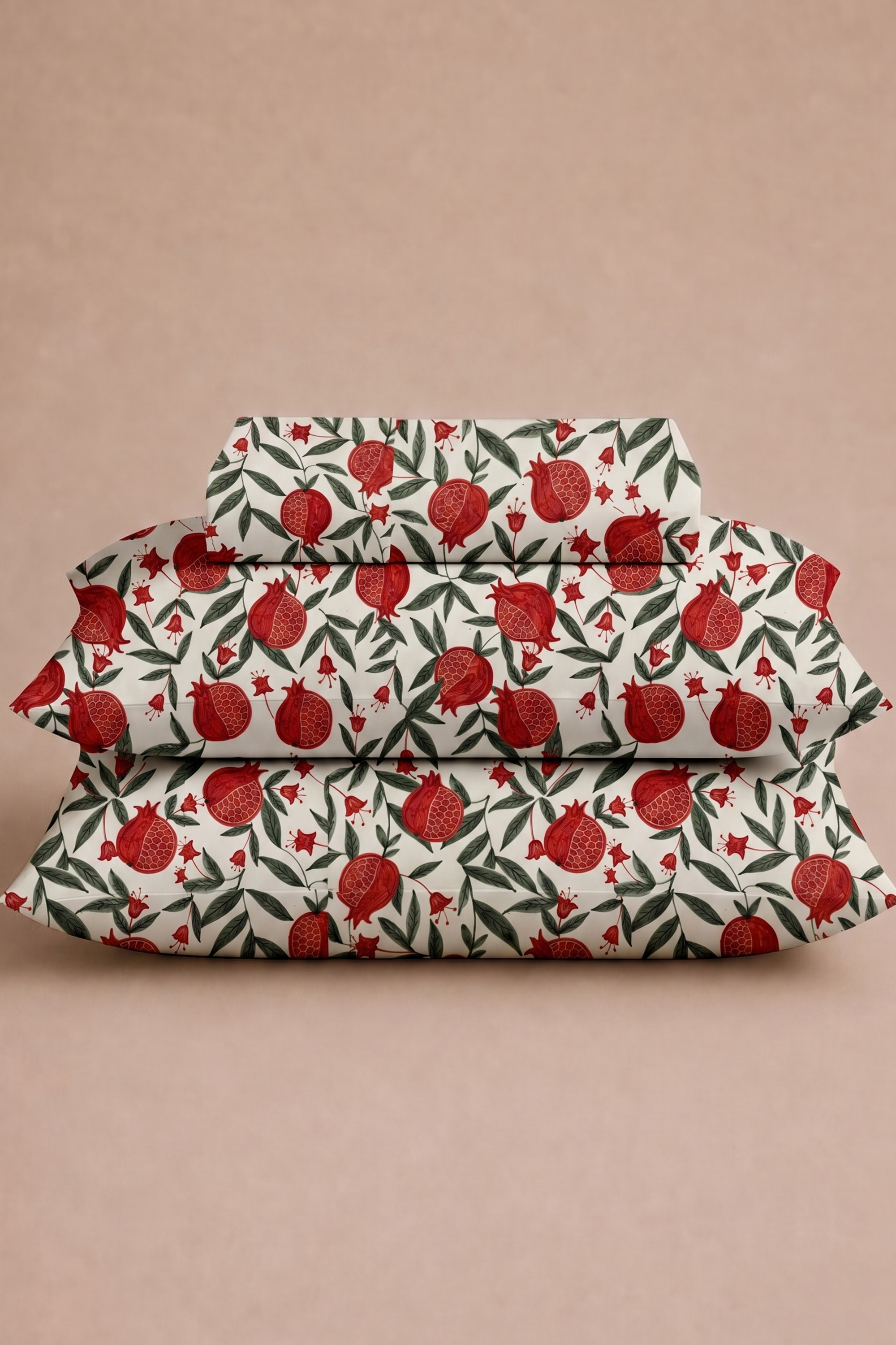 Pomme Noir Sateen Bed Sheet Set
