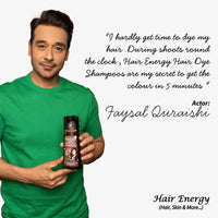 Instant Hair Coloring Shampoo + Conditioner (Dark Brown Color)