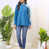 Color Block Viscose Shirt