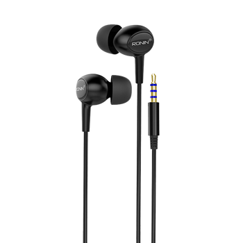 RONiN R-9 Handsfree with 3.5 mm aux and Type-C options, providing versatile compatibility with multiple devices.