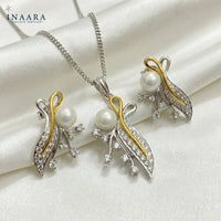 Raya Pearl Pendant Set