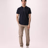 Knitted Half Zip Polo