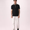 Knitted Half Zip Polo