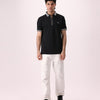 Knitted Half Zip Polo