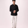 Contrast Stitch Casual Shirt
