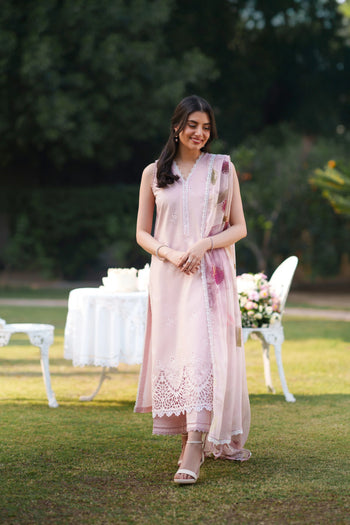 Rosy Whisper - Unstitch Luxury Lawn Suit – view 2